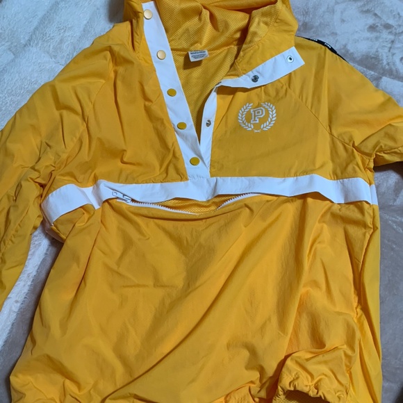 PINK VICTORIA'S SECRET Parachute Quarter-Zip Windbreaker Jacket - Picture 2 of 2